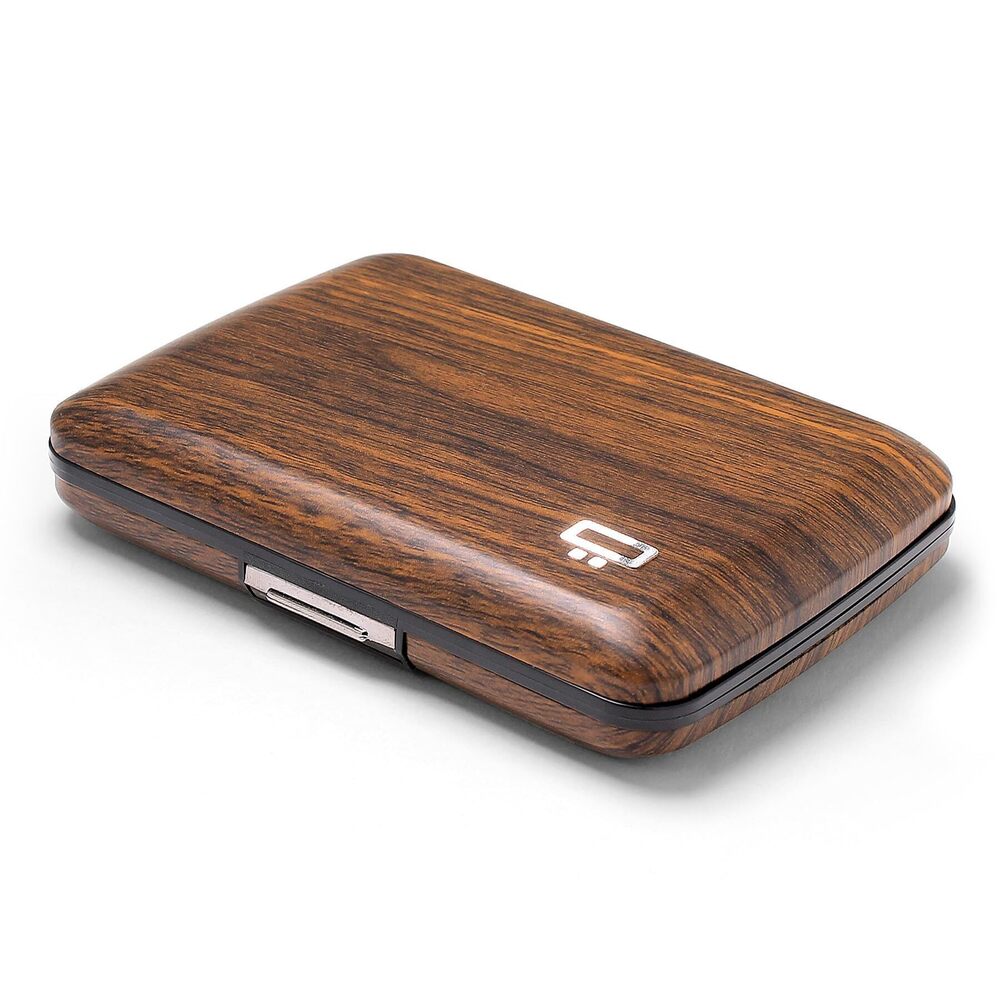 4966 Aluminum card holder with metal lock, RFID protection against fraud